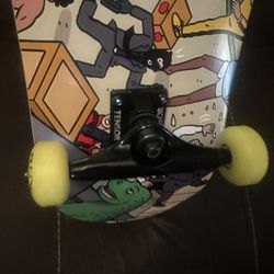 Skateboard Piin Mafia 8:0 $65 Complete Tensor Trucks 