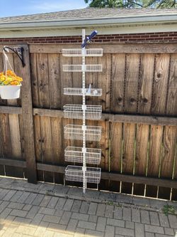 Door Storage Can Be Used On A Wall Three Baskets 17 Wide 4 Inches Deep Four Baskets, 17 Wide 5 1/4 Deep