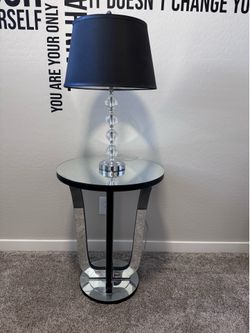 Glass End Table