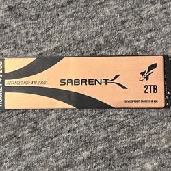 2TB Sabrent Rocket4 Plus M.2 NVMe SSD