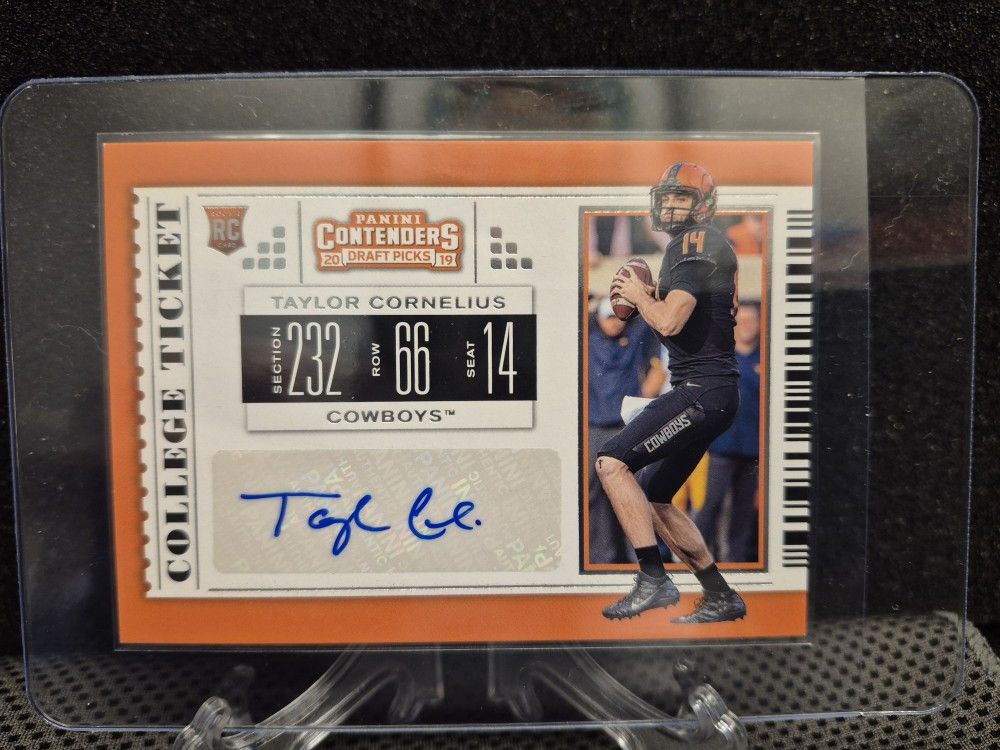 Taylor Cornelius Signed Rookie Card #281