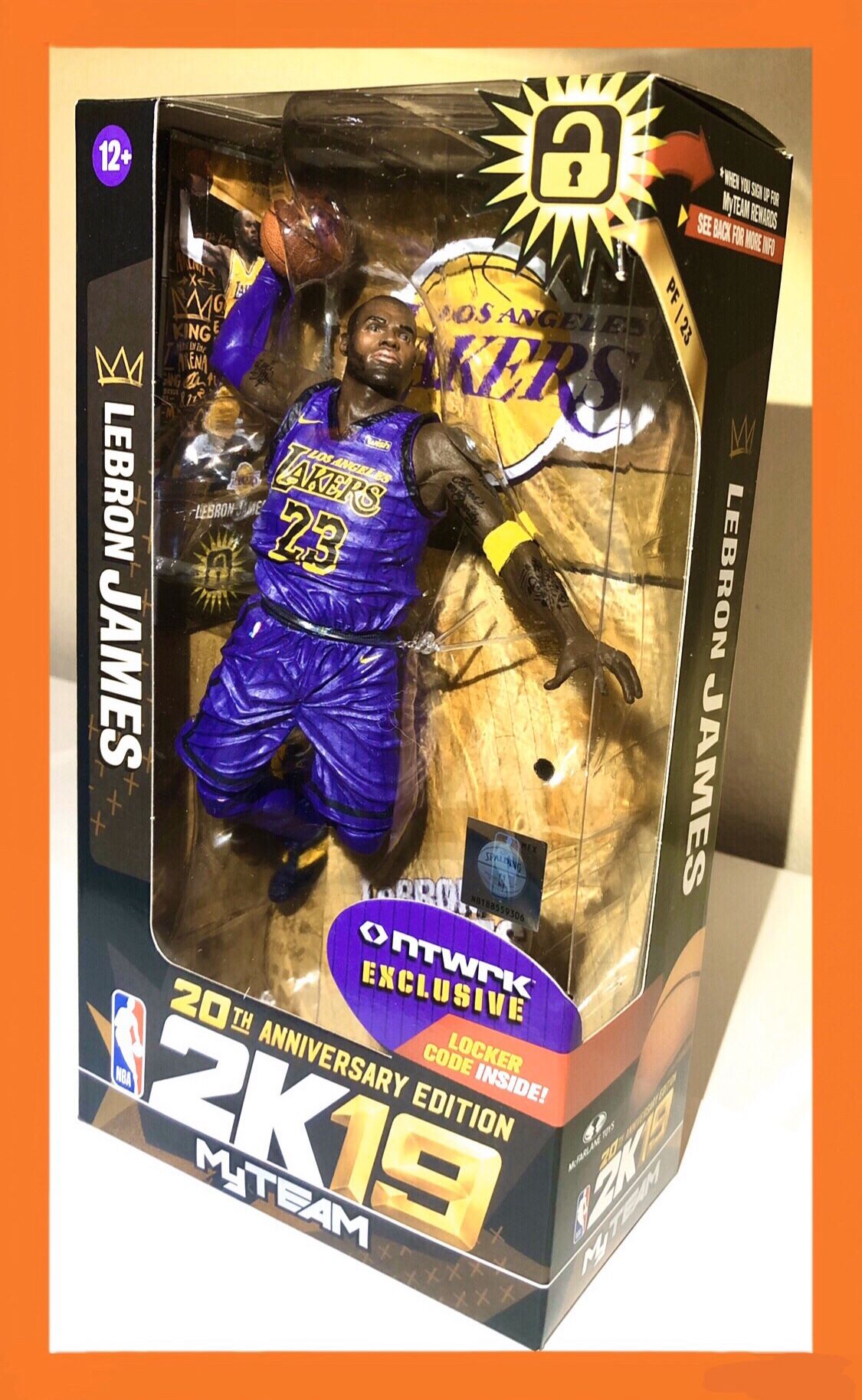 Lebron James NBA LA Lakers McFarlane Toys Figure Rare