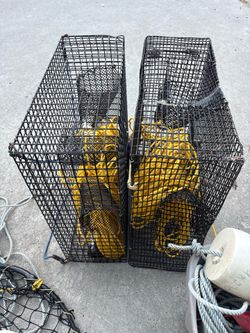 Shrimp pots, crab pots
