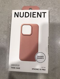 Nudient iPhone 14 Pro Case Pink 