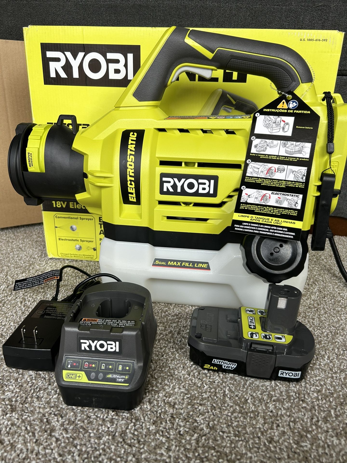 Ryobi 18V ONE+ Electrostatic Sprayer - Brand