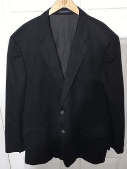 Arnold Brant 100% Cashmere Blazer Sport Coat Black Made in Canada
