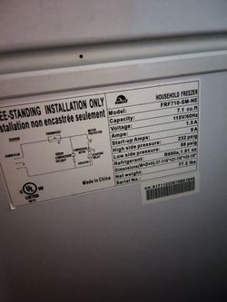 Igloo household freezer