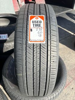 235-60-18 Bridgestone Alenza Full Used Tire Set $240 Free Mounting and Balancing