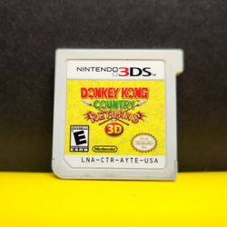 Nintendo 3ds Donkey Kong Country Returns 