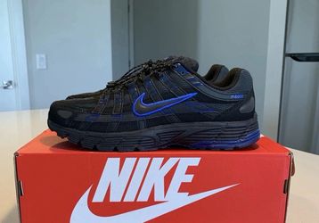 Men's Nike P-6000 Shoes - Black Anthracite Blue Void - Size 11, 11.5