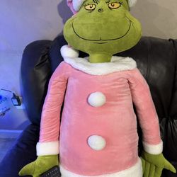 Grinch 5FT Jumbo Plush Doll in Pink