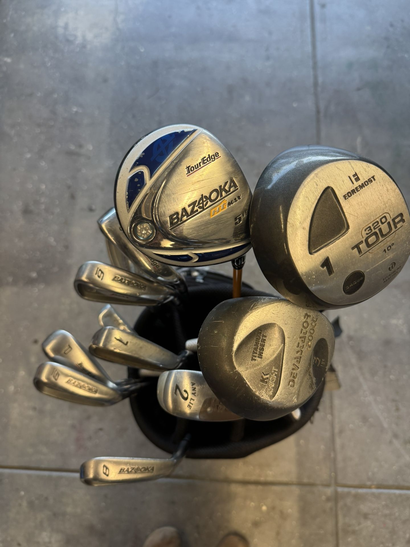 Complete Golf Club Set With Bag