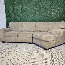 Beige Sectional Couch