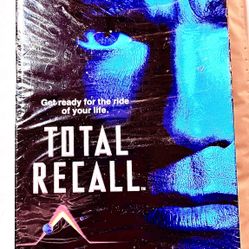 Total Recall-1990 VHS-Factory Sealed-Original Carolco/LIVE Home Video Release-Arnold Schwarzenegger
