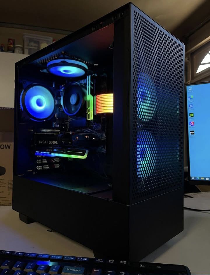 Gaming PC – Ryzen 3600 RTX 3060 NZXT Case – Ready for Any Game