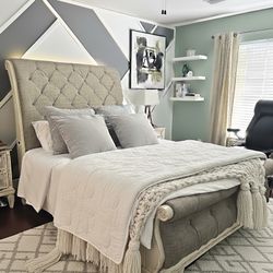 Ashley Sleigh Bedframe Queen