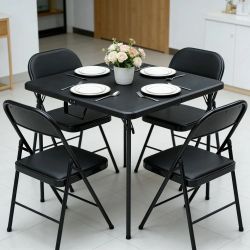 36" Square Blow Mol Folding in Half Table