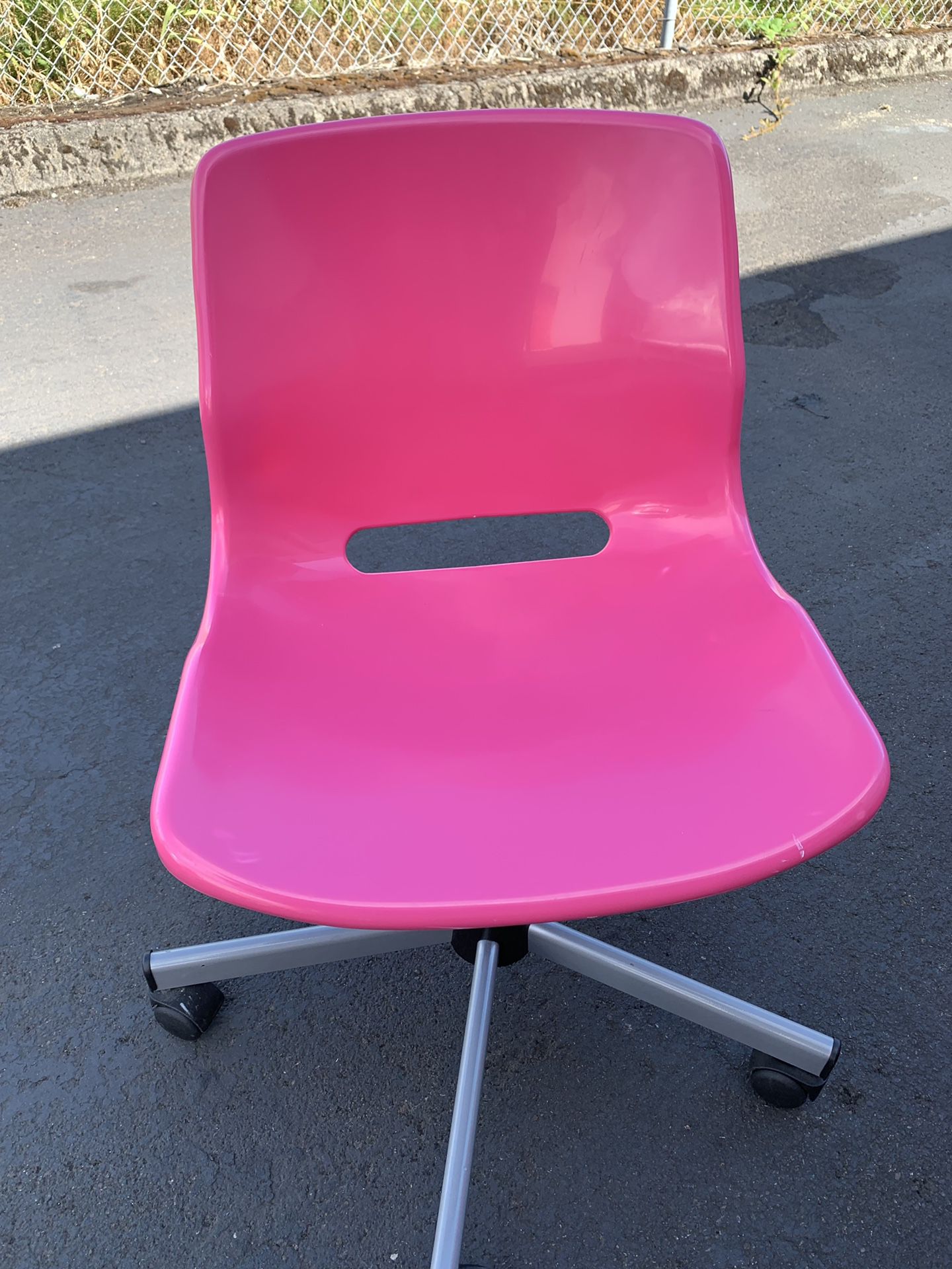 ikea pink office desk chair