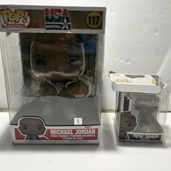 Micheal Jordan And Tupac Funko