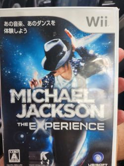 Michael Jackson Experience Wii Japan Import NTSC-J Region Locked Music Dance Gam