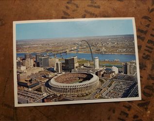 Vintage stadium postcard