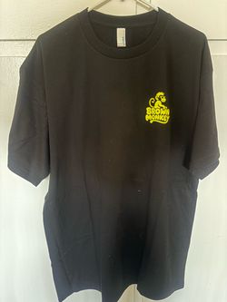 BROWN MONKEY TShirt (Unisex) Size XL Adult. Also available in Sizes Medium, Large and 2 XL.
