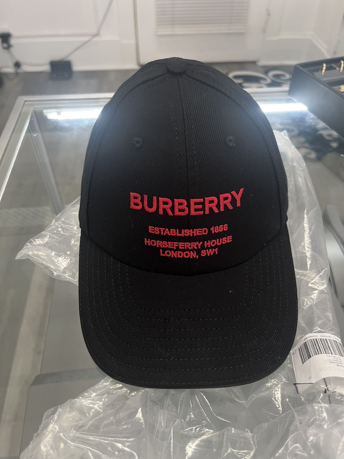 Brand New With Tags Burberry Motif Hat Authentic