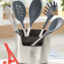 Organizador De Utensilios Y Cucharas, Pinzas , Y Tenedor Para Pasta
