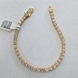 14kt Gold Labgrown Diamond Tennis Bracelet 9.85cttw