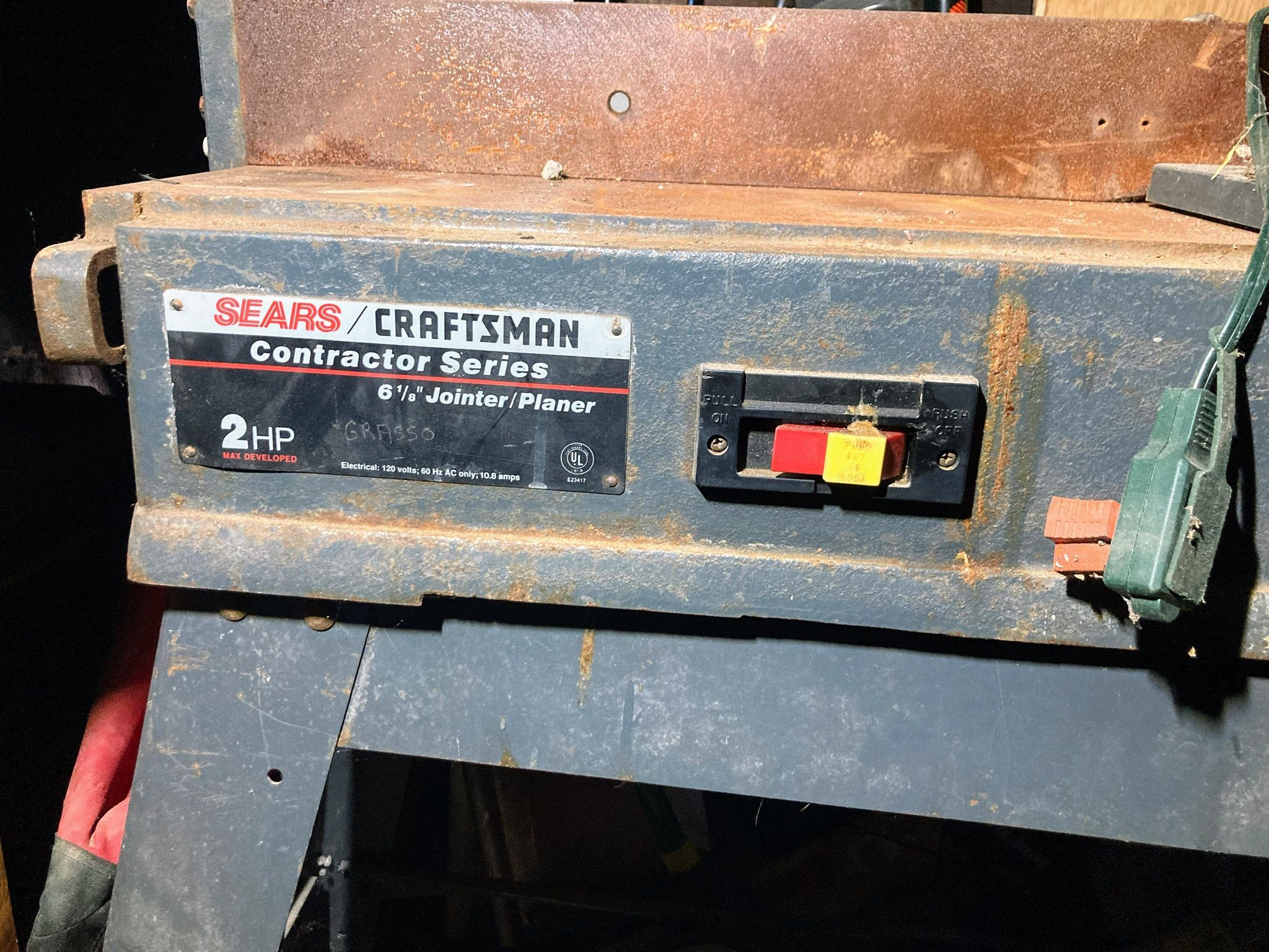 Craftsman Contractor Series 6 1/8” Jointer/planer for Sale in