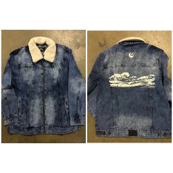 Unisex Jean Jacket, Medium Or Large, New