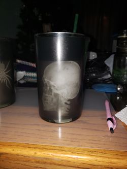 Color Changing Skull Candle