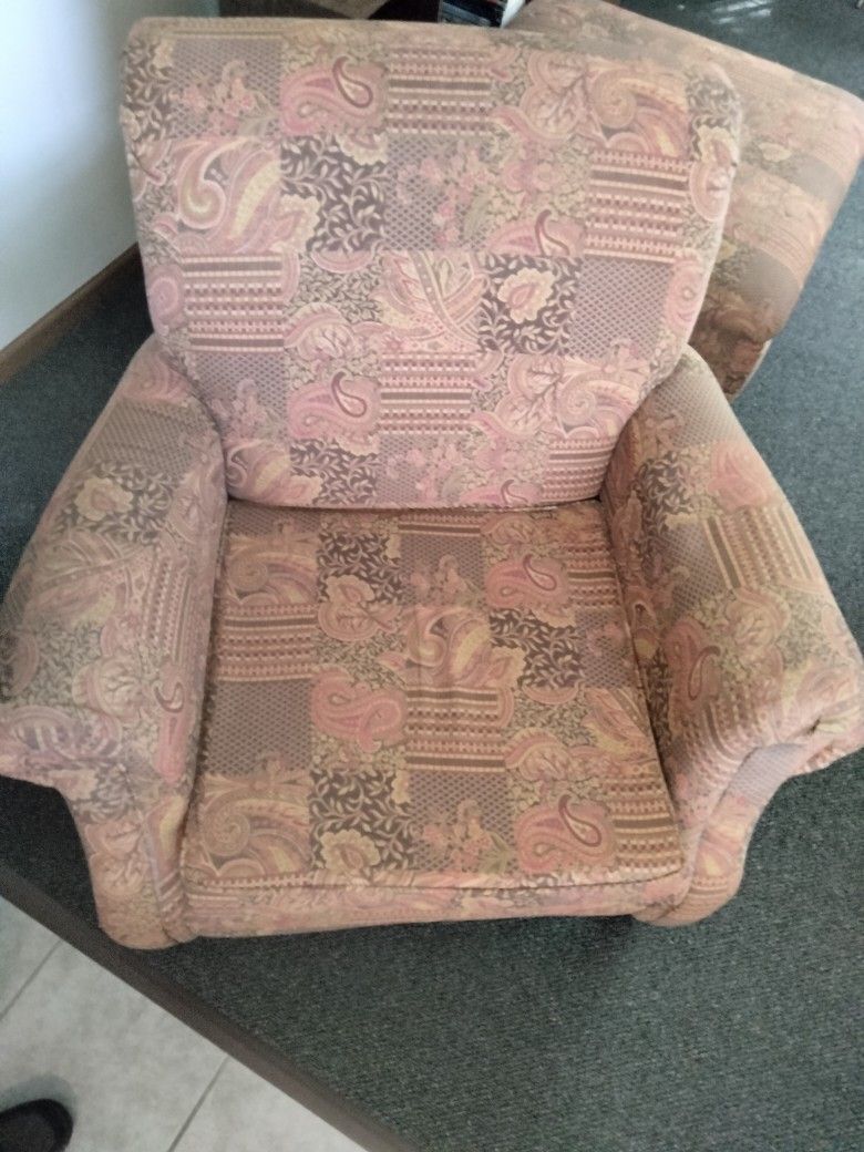 Chair and ottoman