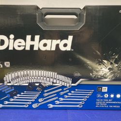 DieHard DHP55318 1/4" & 3/8" Drive Tool Set, 156 Piece, 90 Tooth