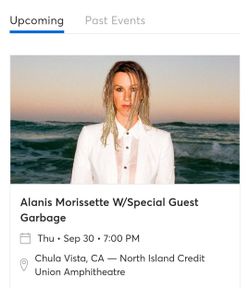 Alanis Morissette Tickets