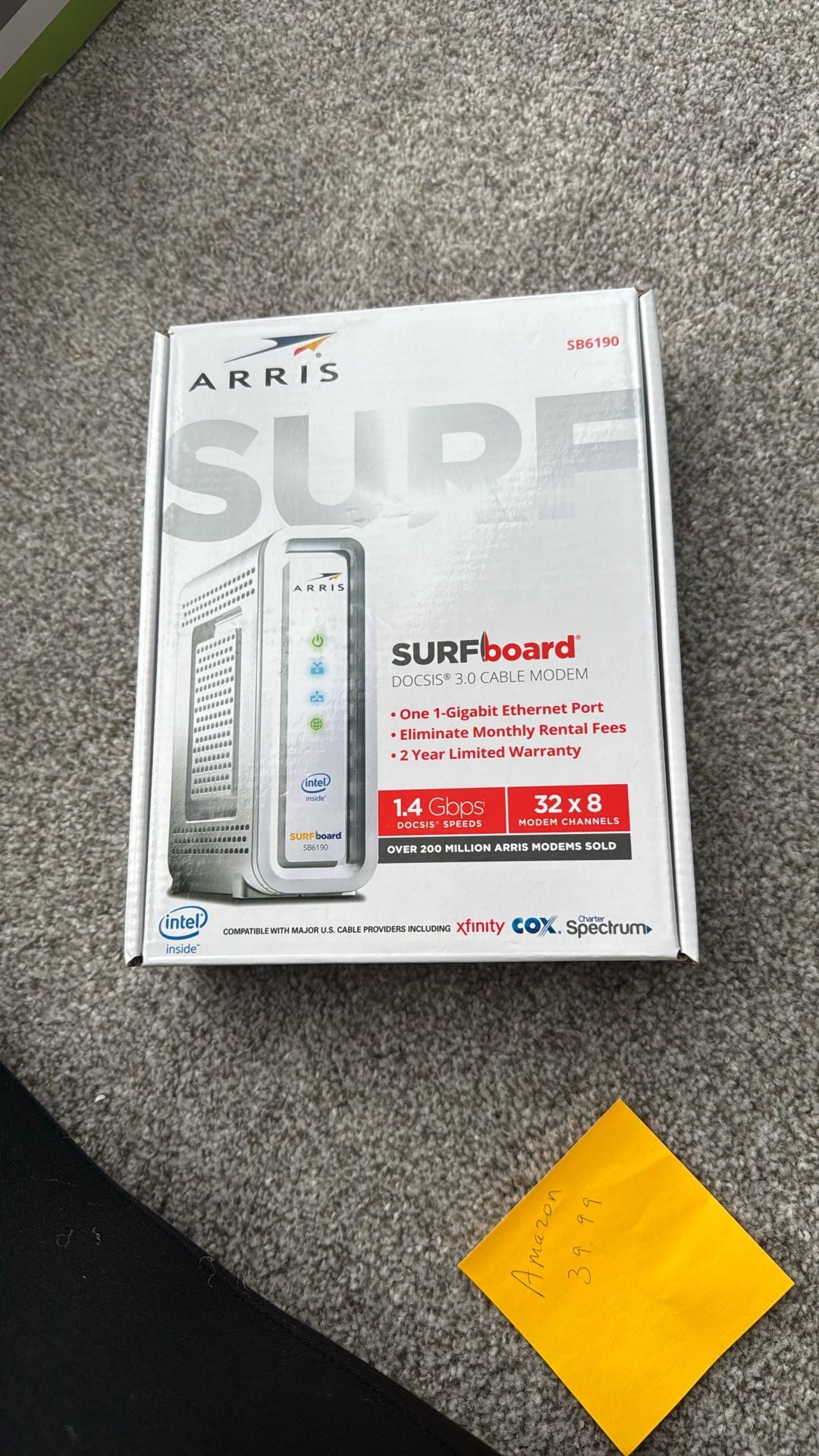 ARRIS SURF BOARD DOCSIS 3.0 Cable Modem
