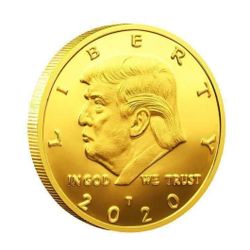 New Trump Coin Gold Plated 