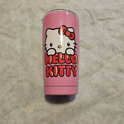 Pink Hello Kitty Cup With Lid
