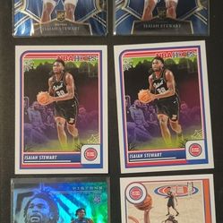 Isaiah Stewart 6 Basketball Trading Card Bundle