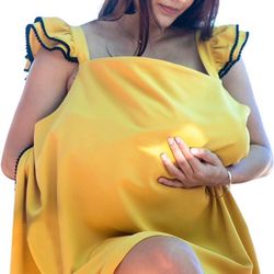 Brandnew EMMA MOE Premium Nursing Cover - Fashion and Trendy Breastfeeding Cover with Unique and Original Design - Sweat Summer