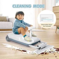 New Kids 2 in 1 Electric Go Kart Mop Sweeper