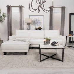 **SALE** Cozy Two-Piece Modern Sofa with Chaise makes a Great Sectional! 