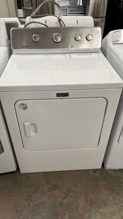 White Maytag Electric Dryer Quiet Operation