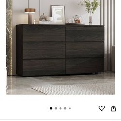 Brand new -Still in box- 6-Drawer Dressing table Set