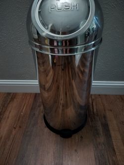 13 gallon stainless steel trash can