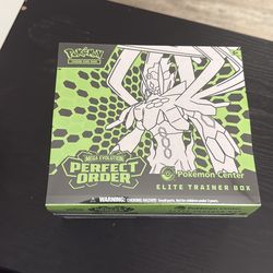 Pokémon Center Perfect Order ETB