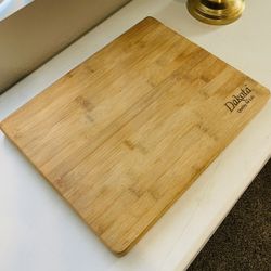 Signed Cutting Board Natural Wood. High Quality Like New 