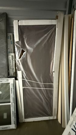 Interior Door Slab – Dark Oak Finish (New, 32x80”)