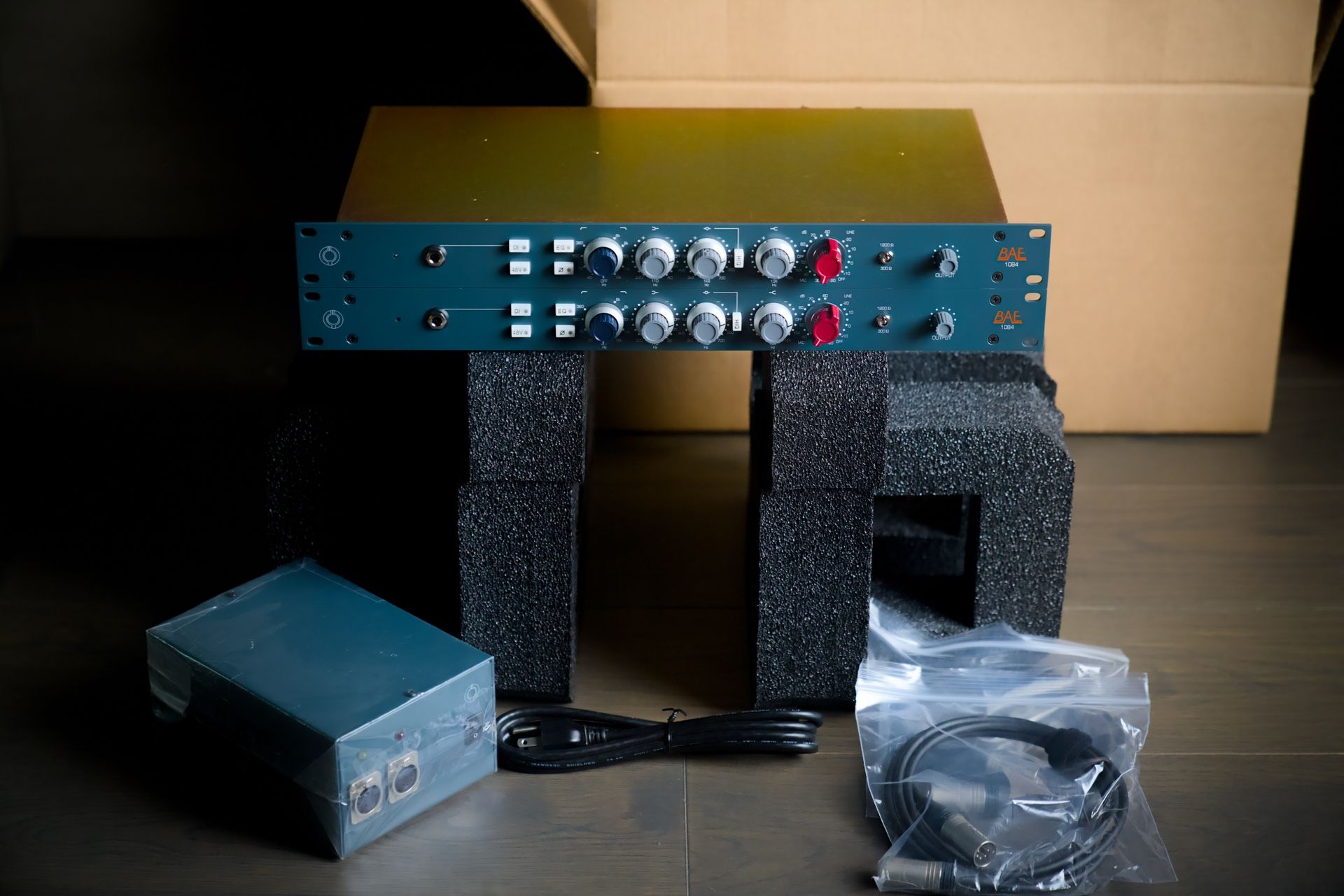 BAE 1084 Preamp/EQ Matched Pair W/ PSU  