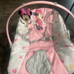 Even Flo Car Seat And Mini Mouse Bouncer